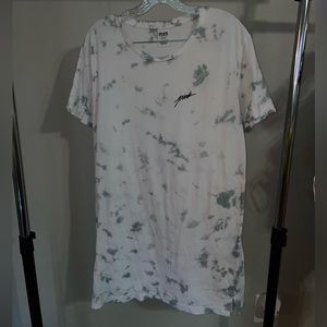 PINK Tie Dye Tshirt Dress